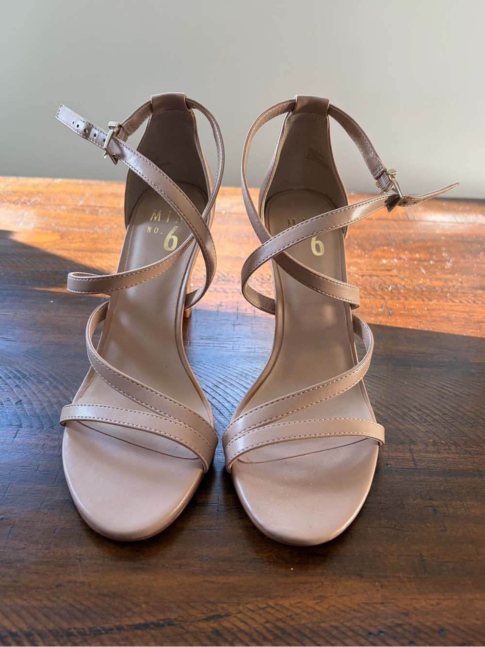Mix No. 6 Nude Mardelle Sandals Size 6.5 M